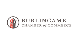 A logo of burlingame chamber of commerce